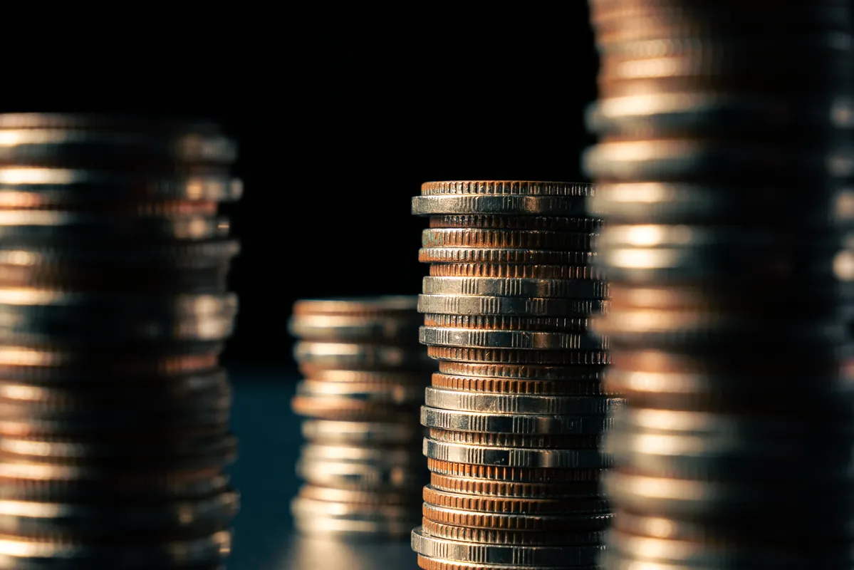 Image of coins stacked on each other