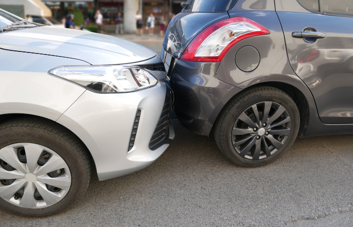 Image of a fender bender accident