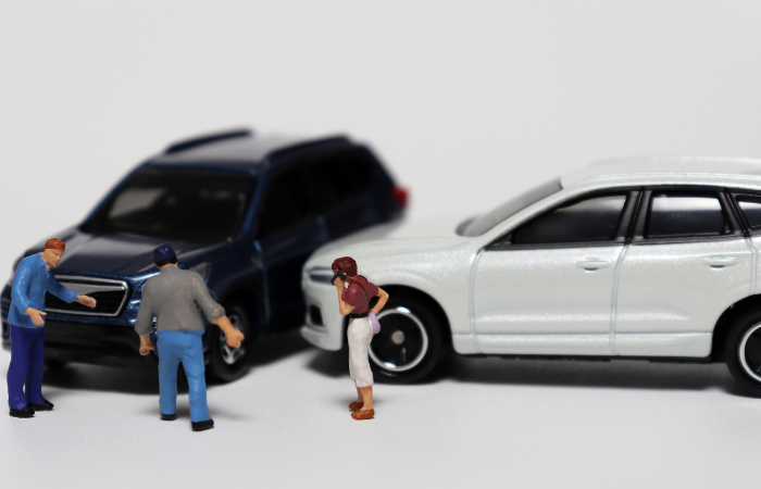 Image of a toy car accident